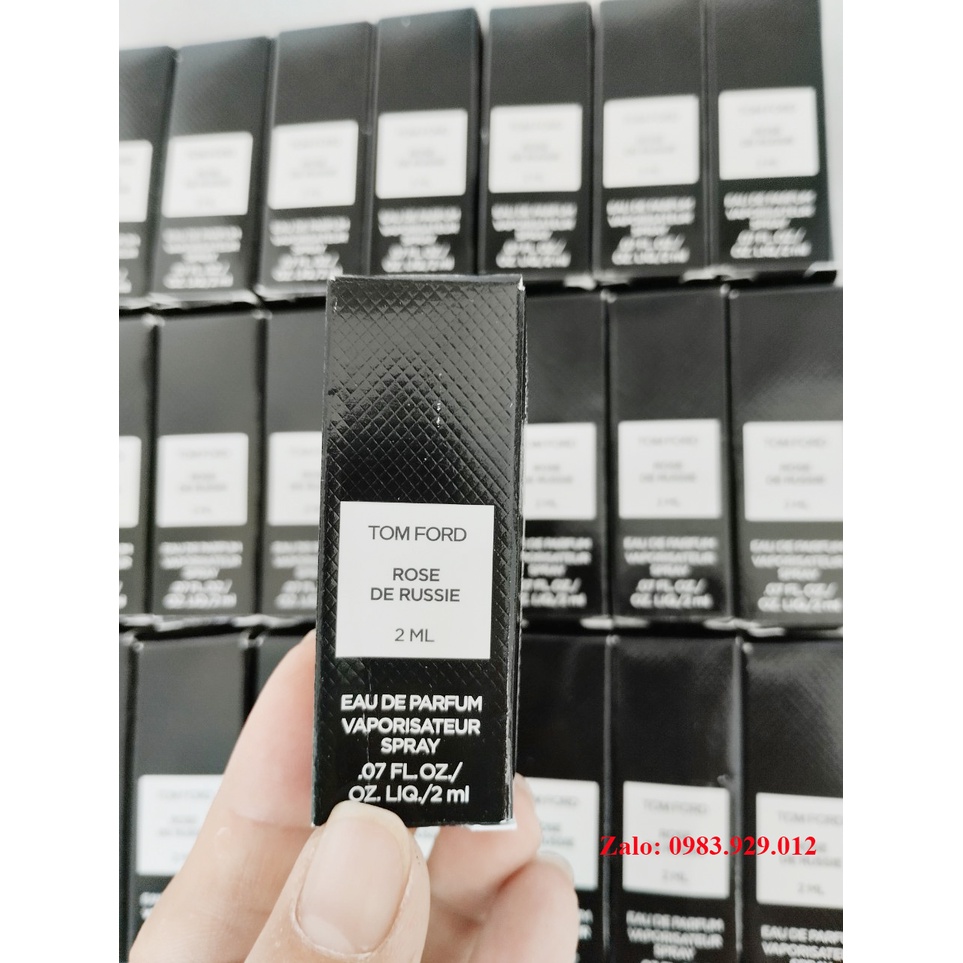 [Hàng mới 2022] Mẫu thử Vial Nước hoa Tom Ford Rose De Russie 2ml