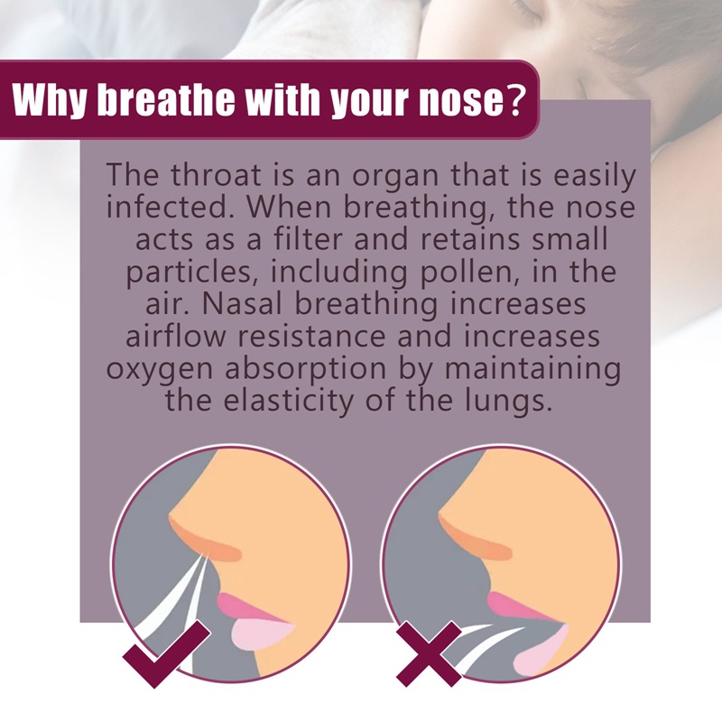 Miếng Dán Chỉnh Miệng Chống Ngáy Khi Ngủ Tiện Dụng