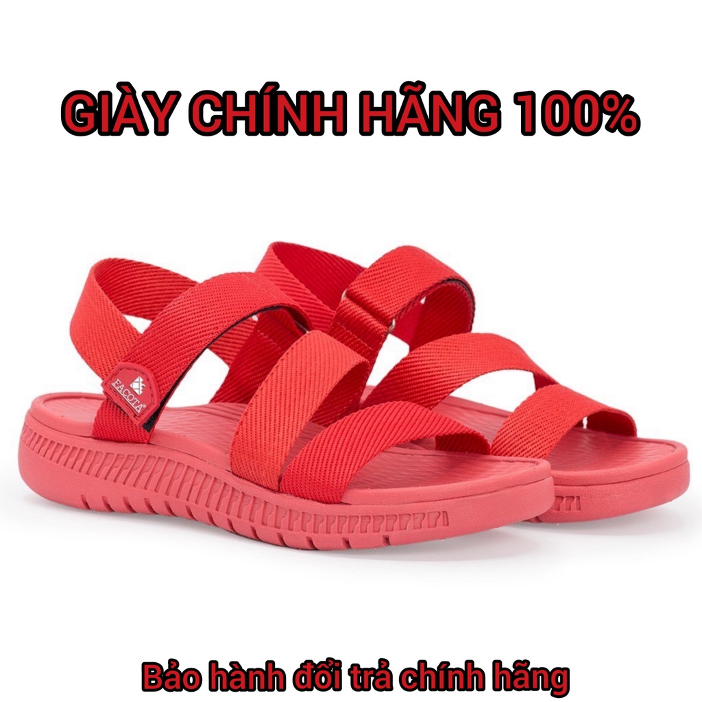 FACOTA giày dép sandal nam, nữ hồng mận mang đi chơi đi học HA12