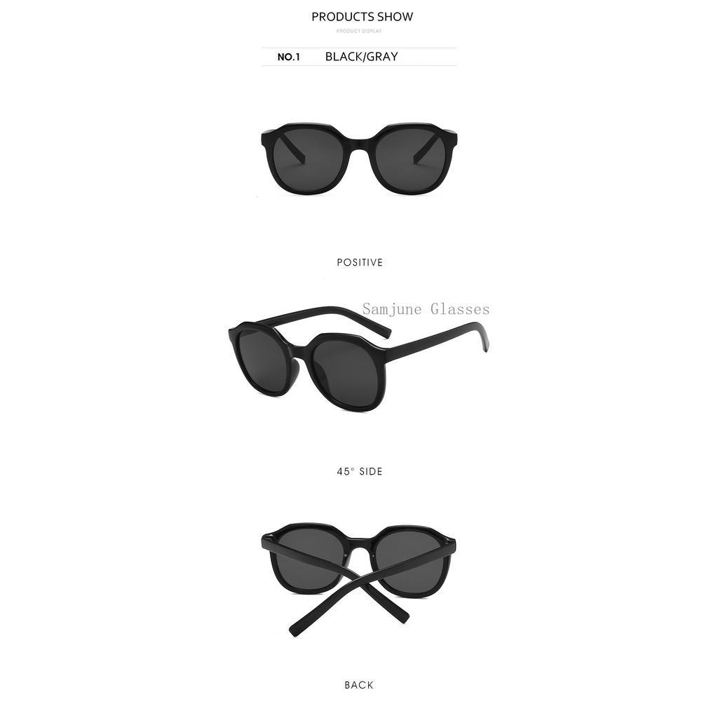 Kính Mát Samjune Gọng Tròn Thời Trang Cho Nữ