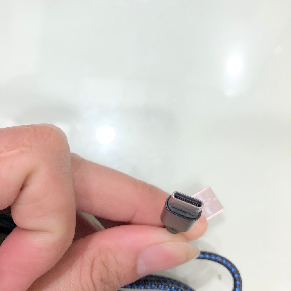 Sỉ cáp sạc Type-C bọc dù, dây sạc dài 1m hỗ trợ sạc nhanh cho các dòng samsung, oppo, vivo, loa đài - KLH