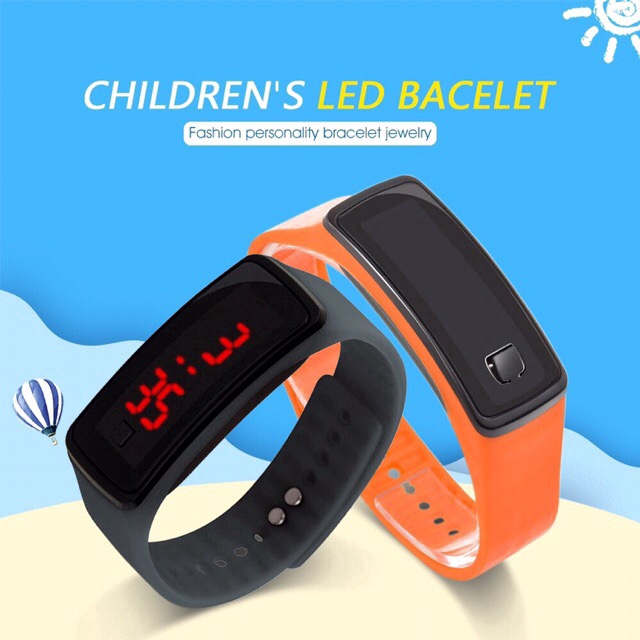 Kids Watches Sports Waterproof Silicone Band LED Digital Wrist Watch Students Silicone Band Bracelet | BigBuy360 - bigbuy360.vn