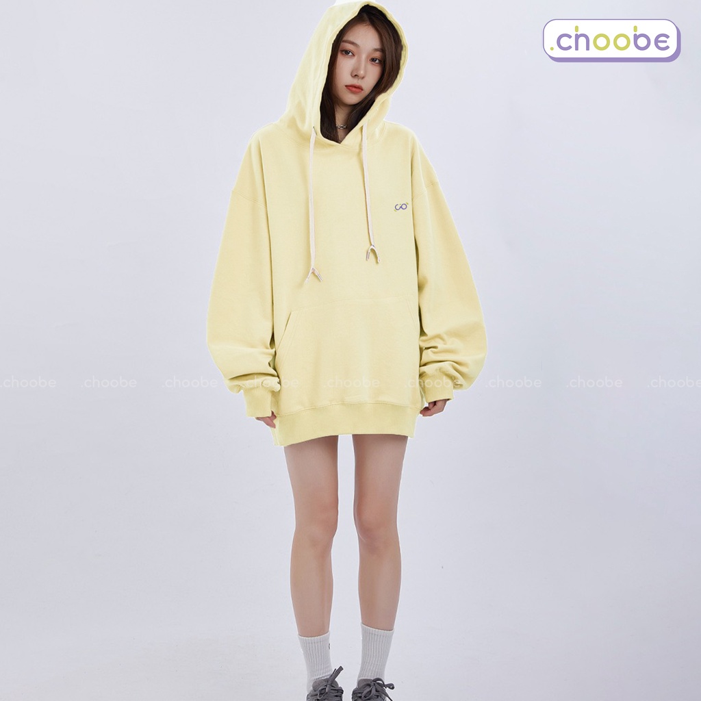 Áo hoodie Choobe unisex form rộng nỉ bông cao cấp thời trang nam nữ oversize ulzzang A82