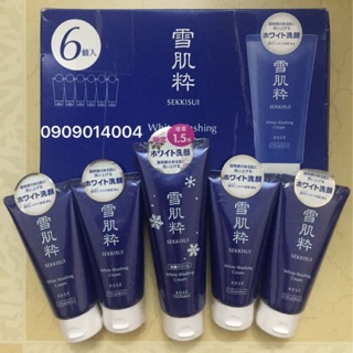 Sữa rửa mặt trắng da kose white sekkisei 80g