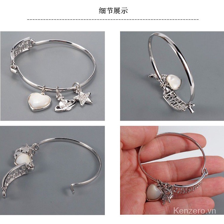 Vòng đeo tay khắc chữ thời trang Westwood