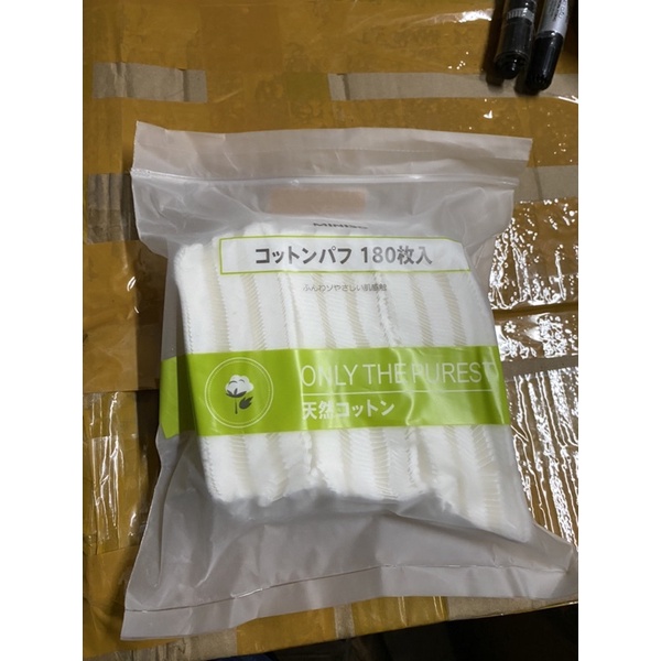 Bông Tẩy Trang MINISO Nhật Bản Túi 180 Miếng