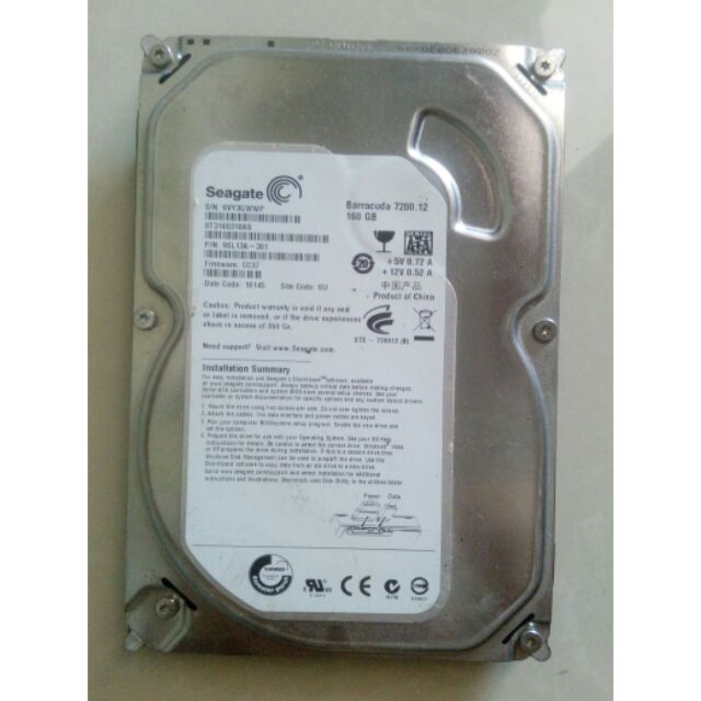 Ổ cứng các loại 80gb, 160gb, 250gb, 320gb...