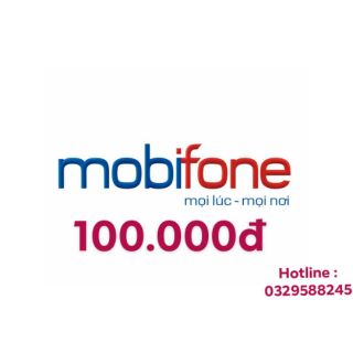Thẻ mobi/ mobifone 100k