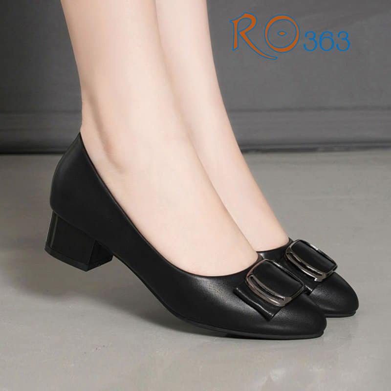 Giày búp bê da mềm - cao #4cm