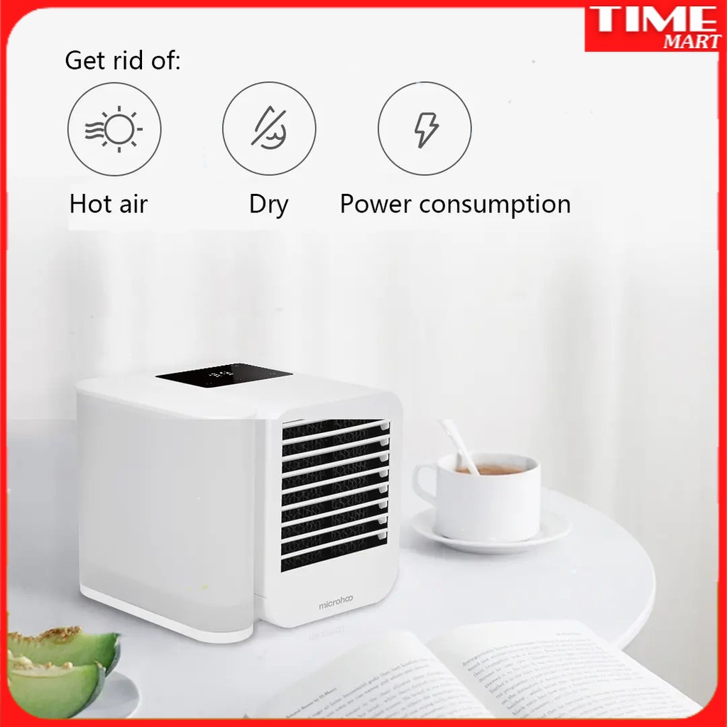 [CHÍNH HÃNG] Quạt Điều Hòa Không Khí Xiaomi Microhoo MH01. Quạt Mini Màn Hình Cảm Ứng Có Hẹn Giờ Cho Văn Phòng