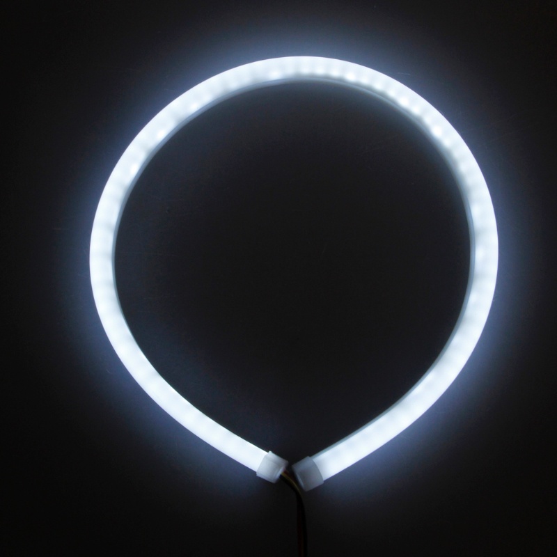 2 Dải Đèn LED 45cm 12V Ánh Sáng Trắng Cao Cấp Cho Đèn Pha Xe Hơi