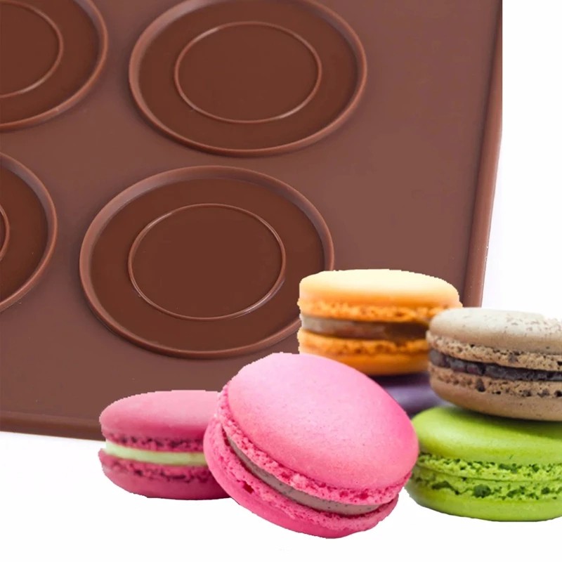 Khuôn Silicon Làm Bánh Macaroon 30 Ngăn Tiện Dụng