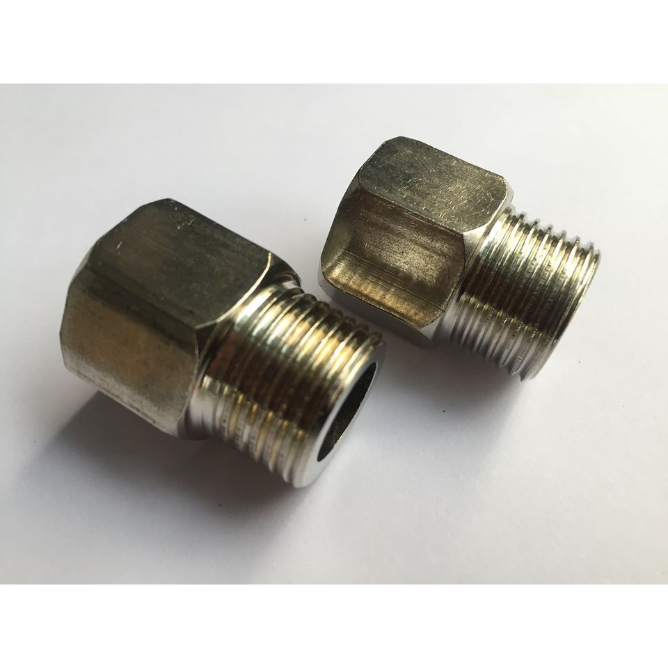 [ 2 chiếc ] lơ inox 304 ren ngoài 21mm-ren trong 21mm