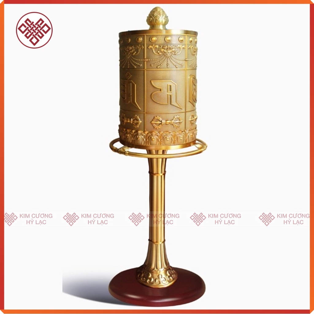 Kinh Luân Xoay Kinh Luân Điện Vạn Phúc [Kim Cương Hỷ Lạc] Đồ Thờ Mật Tông 158Cm