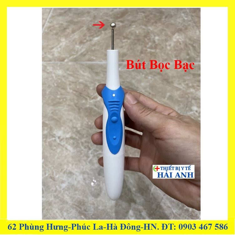 Bút rung huyệt , dò huyệt , dụng cụ diện chẩn .