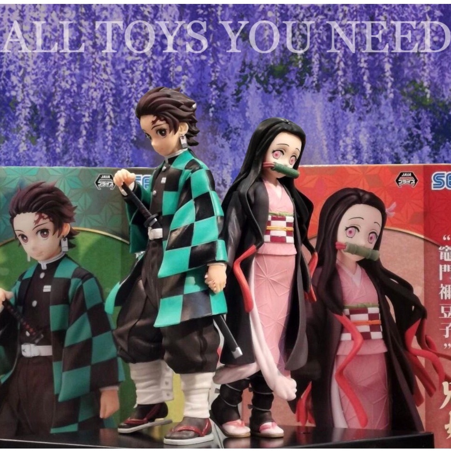 🔔 CÓ SẴN 🔔 Set 2 mô hình Demon Slayer: Kimetsu no Yaiba Nezuko and Tanjiro Sibling Bonds Ver. Super Premium Figure