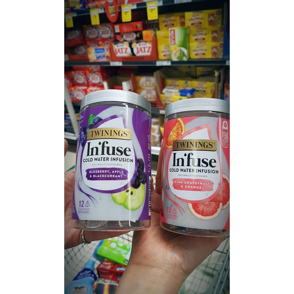 Trà giảm cân hoa quả TWININGS INFUSE - DETOX thanh lọc cơ thể nhanh chóng