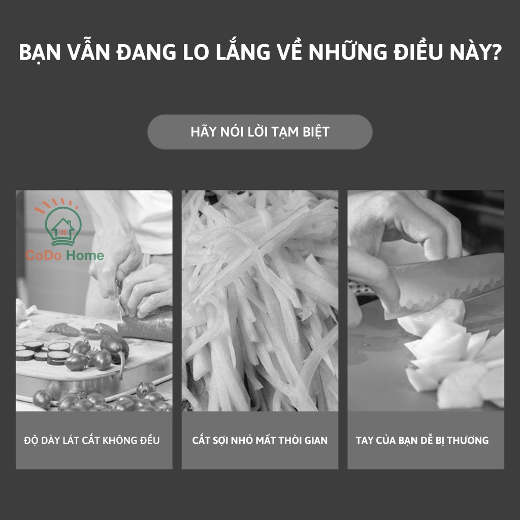 [MẪU MỚI NHẤT] Nạo Rau Củ Đa Năng 7in1 Tiện Lợi, Bộ Nạo Rau Củ Đa Năng Cao Cấp