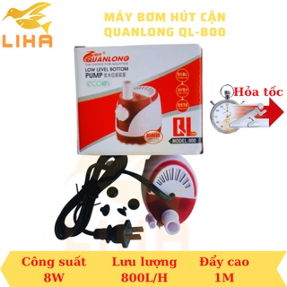 Máy bơm hút cặn quanlong ql-800 - bơm mini cho hồ cá