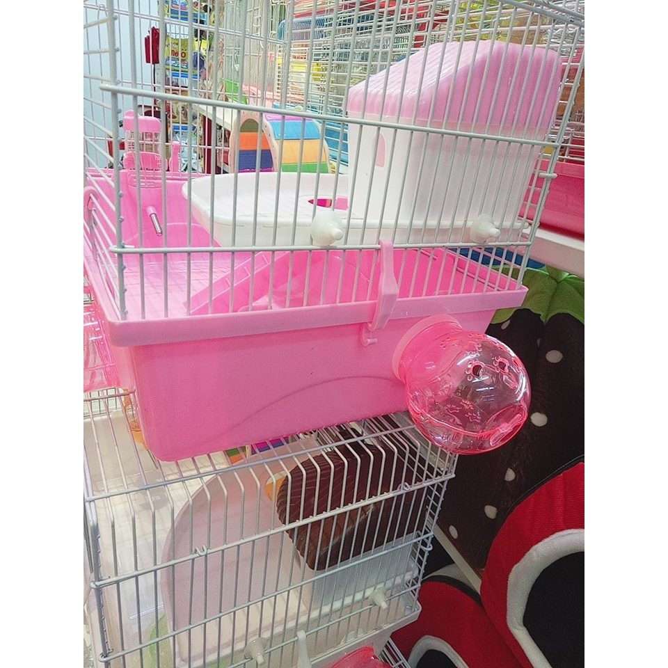 Lồng nhà máy ống nối dành cho hamster / đuôi mập/... (size 47cm rất rộng rãi)