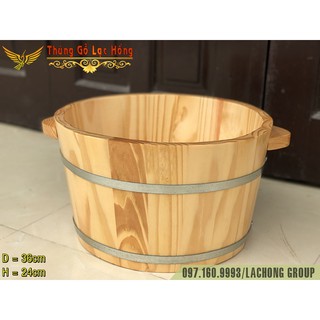Chậu Gỗ Ngâm Chân