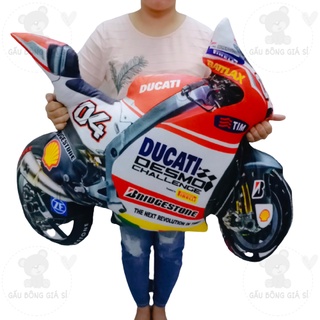 [TẶNG XE ĐUA NHỎ] GẤU BÔNG XE MÁY REPSOL (0.9MÉT) NHỒI BÔNG GẤU BÔNG HÌNH CHIẾC XE MOTOR