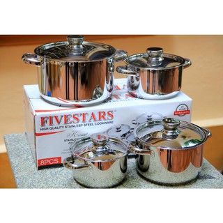 Bộ 4 nồi inox cao cấp karat five star fs08ck