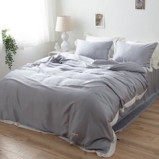 Chăn ga gối TENCEL viền trắng