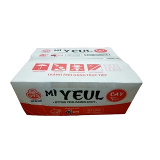 Thùng Mì Cay Hàn Quốc Ottogi gói 120gr(20 gói)