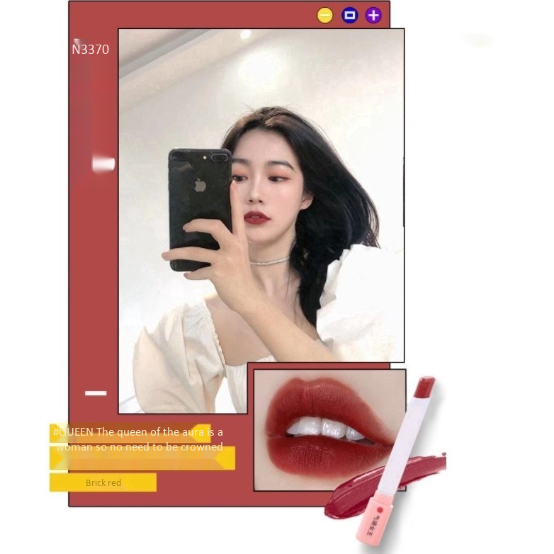 Cigarette Case Lipstick Set Female Student Model Combination Small Cigarette Case,moisturizing Lipstick, Lip Gloss, Long-lasting Non-fading Lipstick, Matte Matte Velvet Lip Glaze