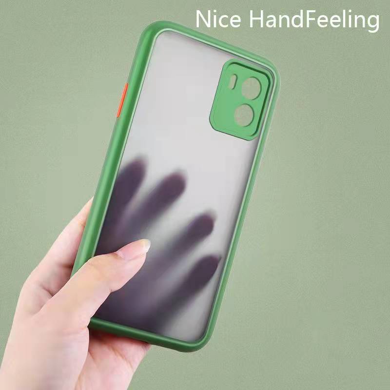 Ốp điện thoại nhám chống sốc chống va đập chống bám vân tay màu sắc thời trang cho VIVO Y02s Y02A Y02 Y02T Y22s Y22 Y36 Y55 Y01 Y21 Y21s Y33T Y33s Y15s Y15a Y76 Y12A Y12S Y11