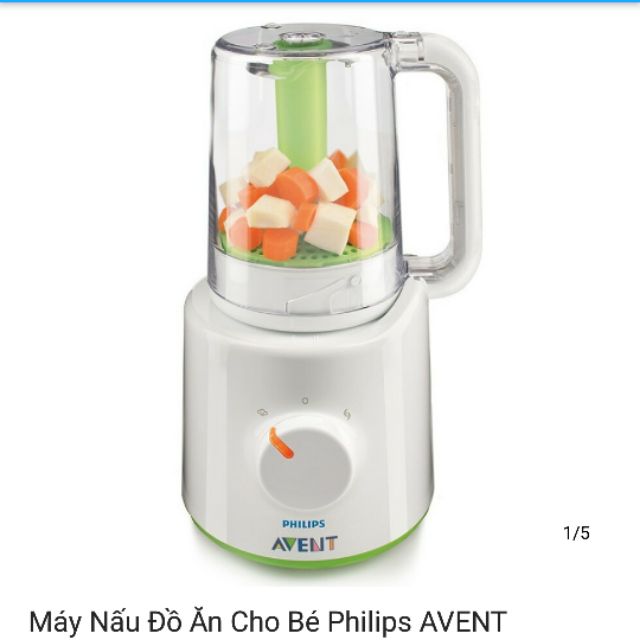 Máy xay hấp thức ăn 2 trong 1 philips avent