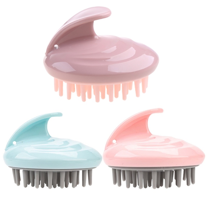 Bàn Chải Gội Đầu Massage Thư Giãn Bằng Silicon Mềm