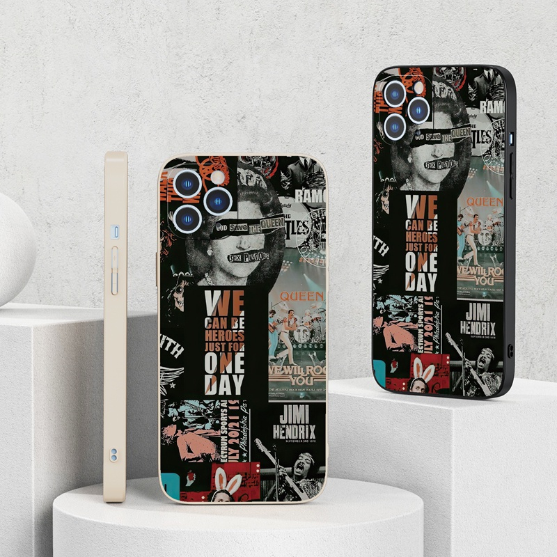 Ốp lưng iphone Ốp điện thoại Suntaiho silicon mềm họa tiết ca sĩ Rock cho iPhone 13 12 11 Pro Max X XR Xs Max 7 8 Plus 12mini 13mini