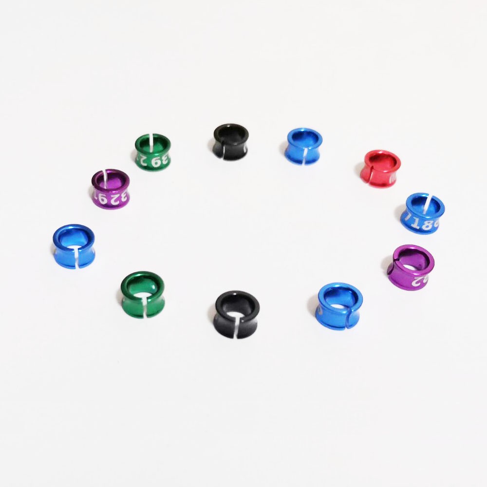 Set 10 Vòng Đeo Chân 4mm//5mm/6mm/7mm Hình Chim Bồ Câu/Chim Bồ Câu Luyện Tập Chân