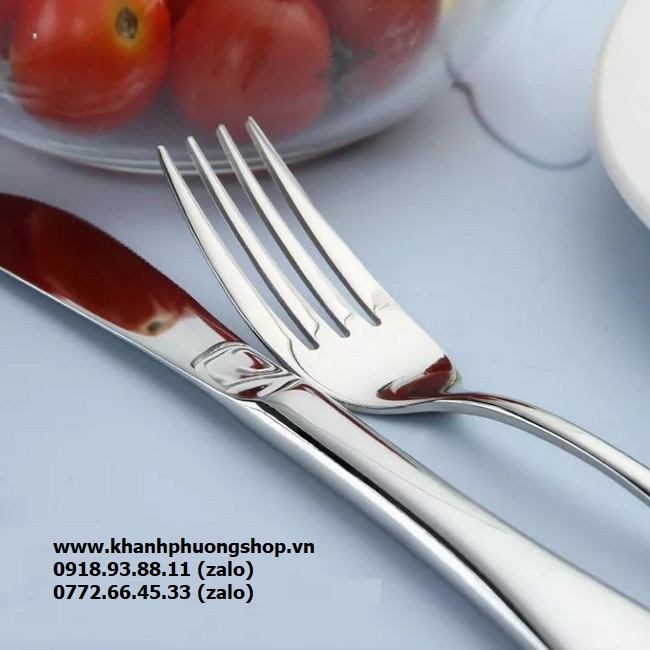 Bộ dao nĩa cắt bò bít tết - bộ dao nĩa inox cắt bò bít tết