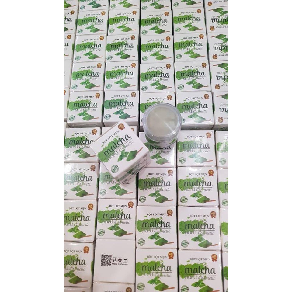 20 hũ bột lột mụn trà xanh HuPu cosmetic - lột mụn cực mạnh