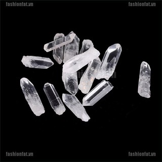 [Iron] 50g Lot Tibet Natural Clear Crystal White Quartz Points Terminated Wand Specimen [VN]