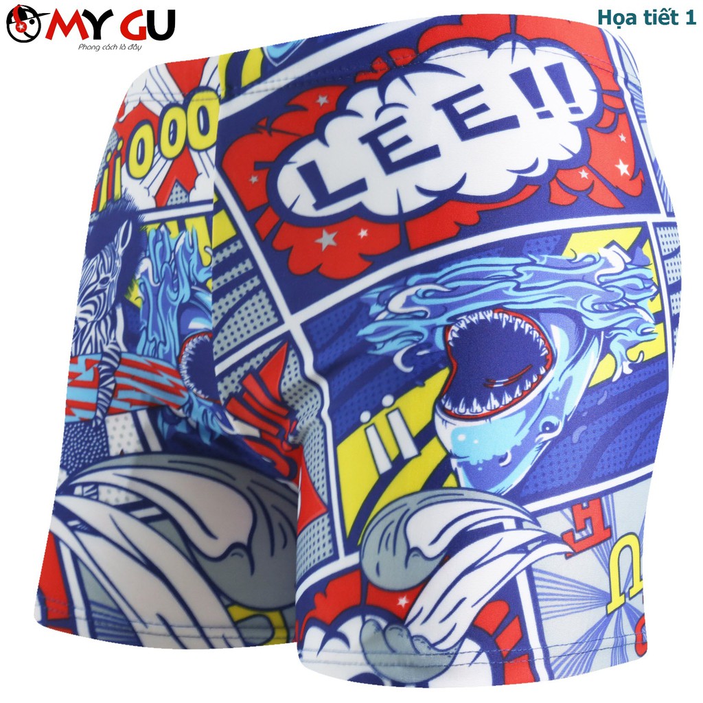 Quần bơi nam cao cấp cá tính QB28 - Họa tiết 1