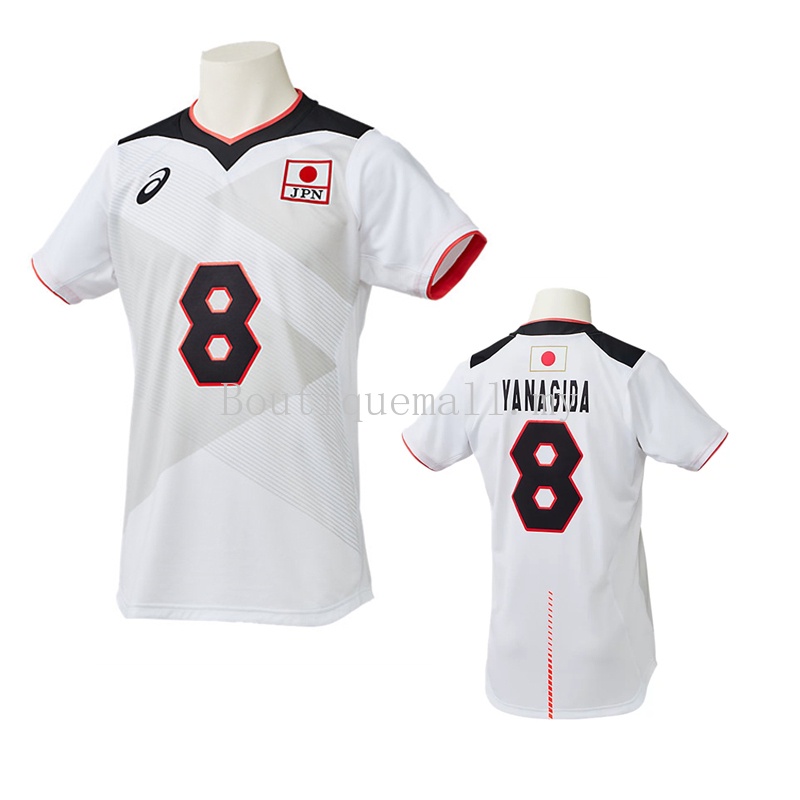 Áo Thun Bóng Chuyền In Hình Olympic Có 3 Màu Kiểu Nhật Bản Cá Tính Cho Nam