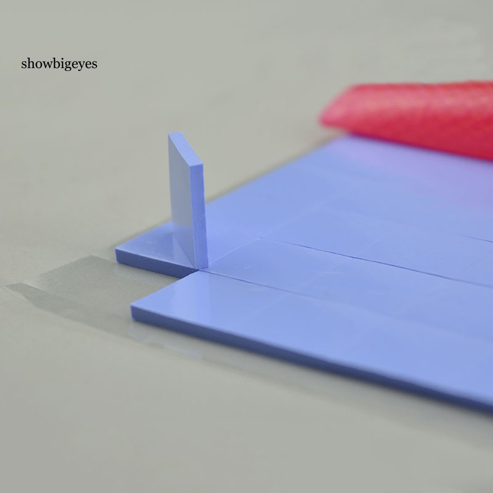 Set 100 Miếng Đệm Silicon Dẫn Nhiệt Làm Mát 10x10x1mm