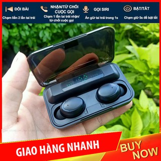 Tai Nghe Bluetooth F9 PRO Bluetooth 5.0| Bản Quốc Tế | Cảm Ứng | Chống Nước - Đổi Mới Theo Yêu Cầu