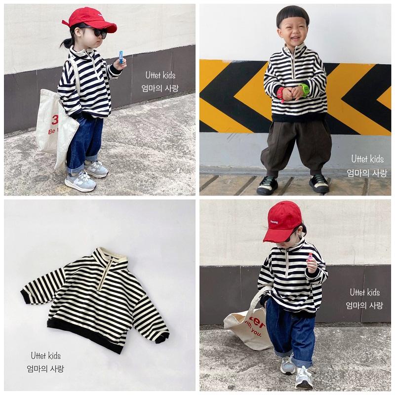 ÁO SWEATER SỌC DÀNH CHO BÉ GÁI VÀ BÉ TRAI FORM CHUẨN