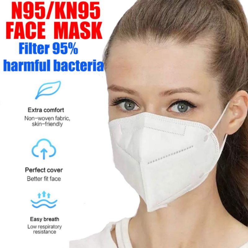 [HÀNG NHẬP KHẨU] Khẩu Trang N95 và KN95 có 5 lớp chống bụi mịn PM2. 5