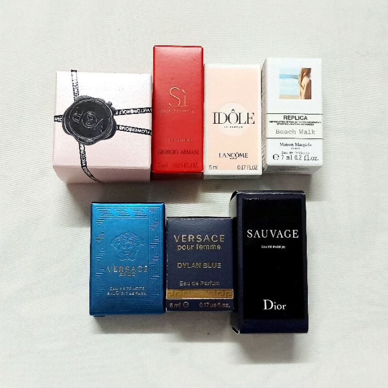 Nước hoa chính hãng mini size Victor Rolf, Armani,  Lancome, Replica, Varsace, Dior