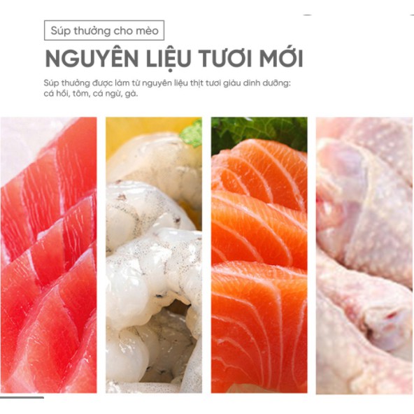 SOUP thưởng Cat Master gói 18 gam thanh lớn siêu ngon, súp thưởng cho chó mèo