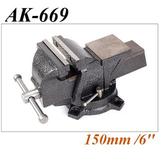 Ê tô bàn nguội xoay 360 độ Asaki AK-669 6 inch độ mở 150mm