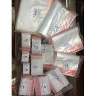 (100g) TÚI ĐỰNG / TÚI ZIPPER CHỈ ĐỎ NHIỀU SIZE LỰA CHỌN