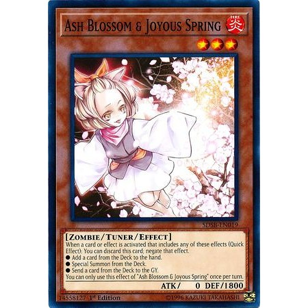 Thẻ bài Yugioh! Ash Blossom & Joyous Spring - SDSB-EN019 - Common 1st Edition