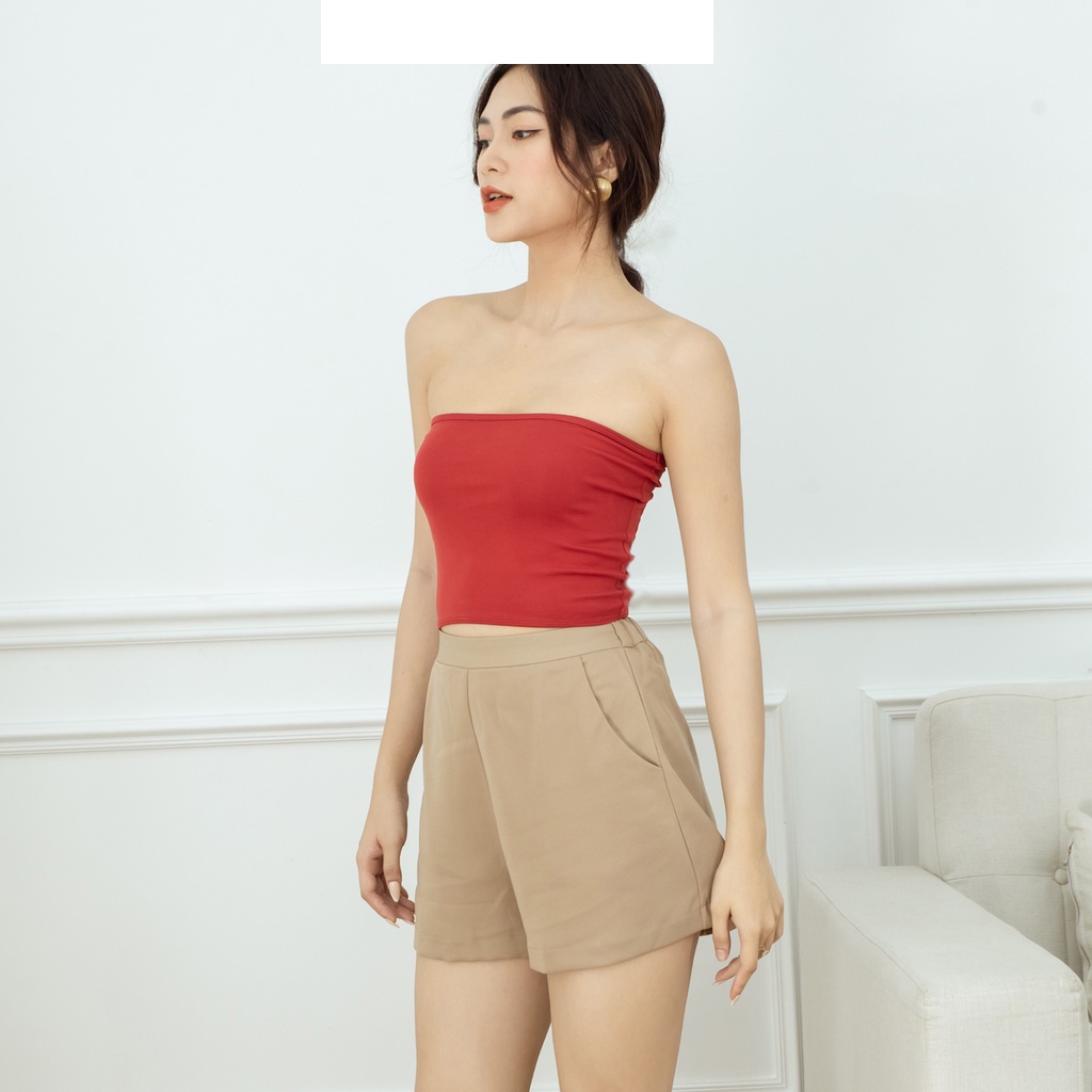 Áo ống quây ngực không mút chất liệu thun cotton 100% co dãn nhiều màu, nhiều size A143